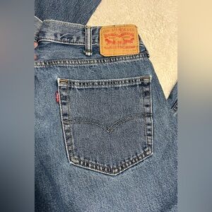 Levi's 505 Classic Straight Men's Jeans in Denim Blue size 38x34